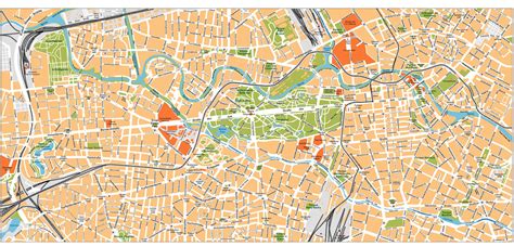 Berlin Vector Map | Vector World Maps