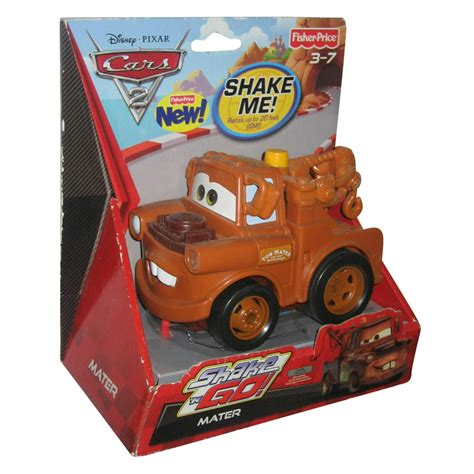 Disney Pixar Movie Cars 2 Fisher Price Shake N Go Mater Vehicle Toy ...