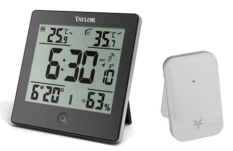 Taylor Precision Products Wireless Digital Indoor/Outdoor Weather ...