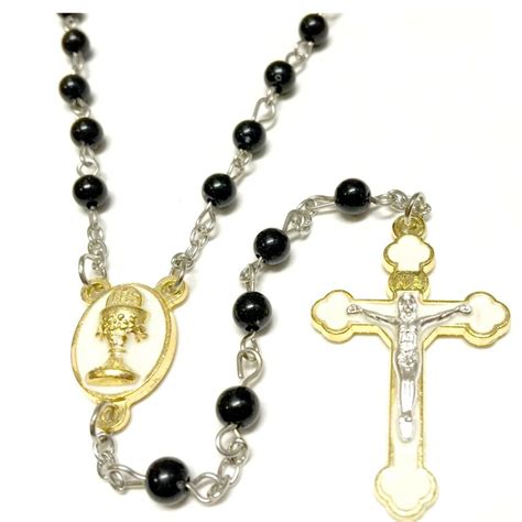 Rosary beads - Catholic Prayer beads Rosary First Holy Communion ...