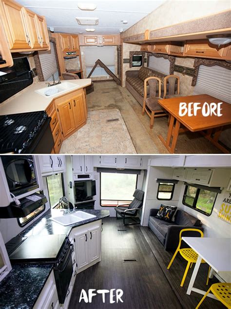 FIVE FIFTH WHEEL REMODELS YOU DON’T WANT TO MISS! | Remodeled campers ...