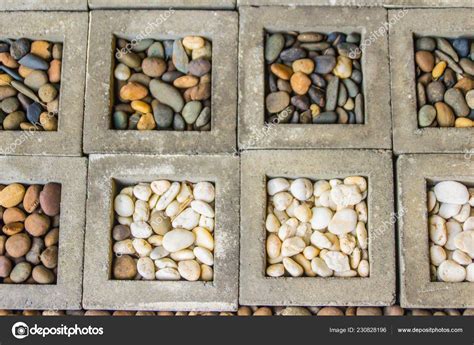 Colorful Different Colors Gravel Texture Background Small Smooth Water ...