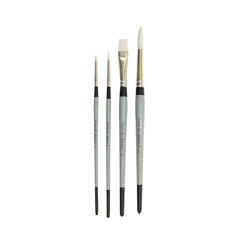 Prime Art Bianco Brushes | White Synthetic Hair - Artsavingsclub