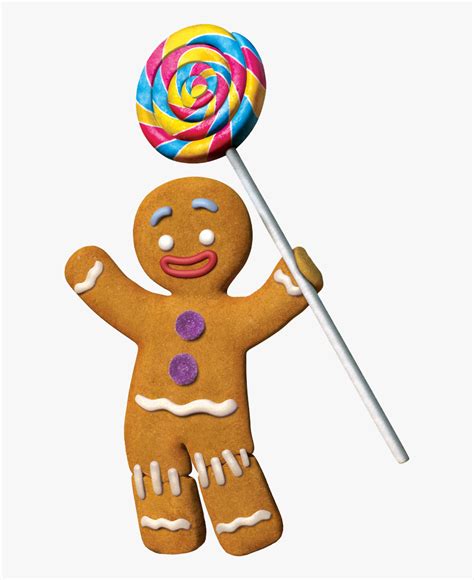 Gingerbread Man - Gingy Shrek Transparent PNG - 352x541 - Free Download ...