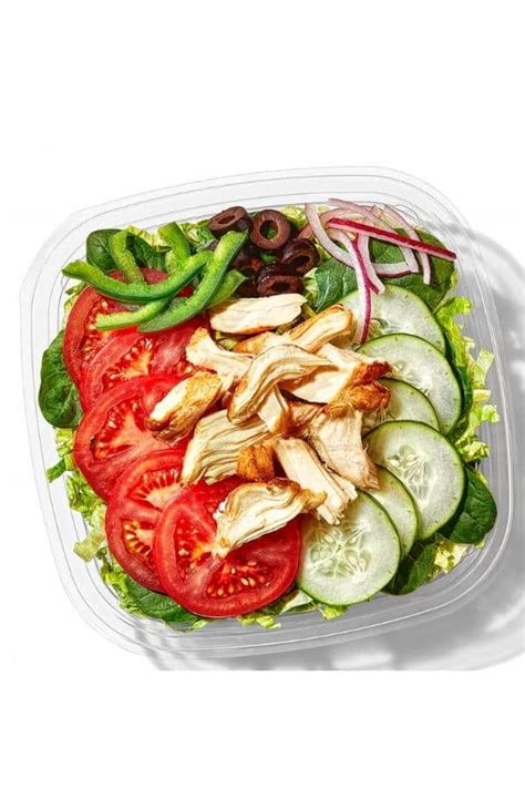 subway rotisserie chicken salad - The Diet Chef