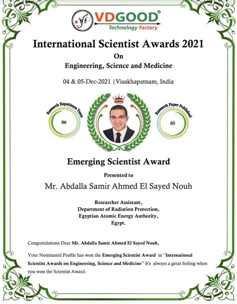 (PDF) International Scientist Awards.