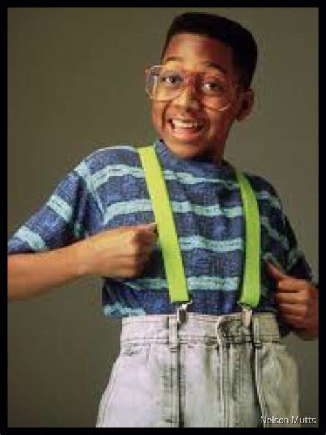 "Steve Urkel" by Nelson Mutts | Redbubble