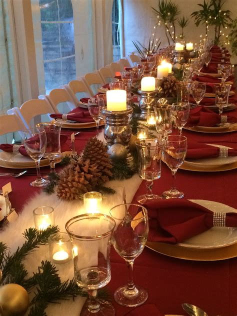 Christmas Eve Dinner Table | Christmas eve dinner, Table decorations ...