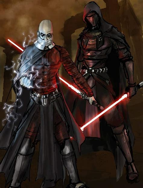 Darth Revan and Darth Malak vs Darth Bane and Darth Zannah | Star Wars ...