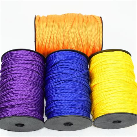 Wholesale Colored 4mm Braided Nylon Packing Ropes - Buy Nylon Round ...