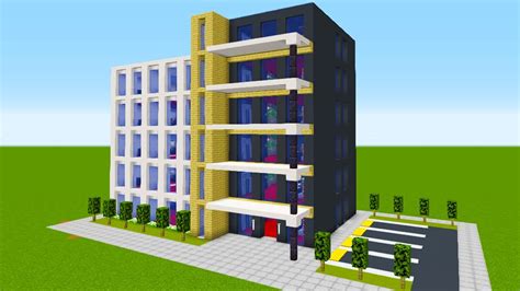 Minecraft Tutorial: How To Make A Modern Office Building "2021 City ...