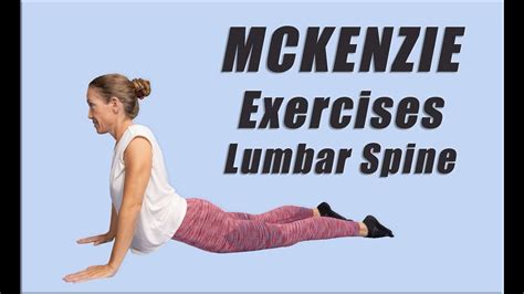 Mckenzie Low Back Exercises