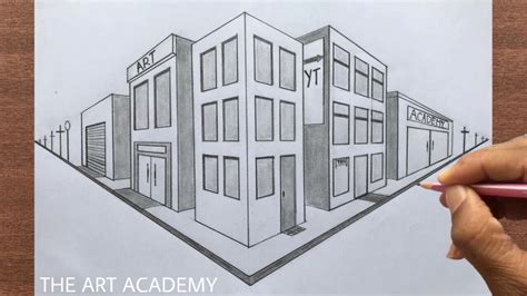 How to draw buildings in 2 point perspective - Mager Guys