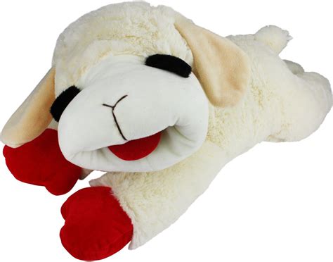 MULTIPET Lamb Chop Squeaky Plush Dog Toy, Jumbo - Chewy.com