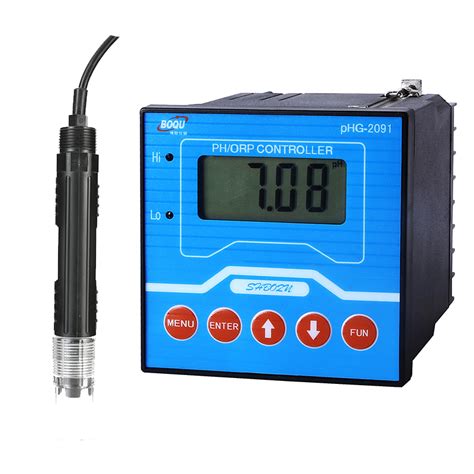 The Digital ph meter price With Thread Connection Industry pH Sensor 4 ...