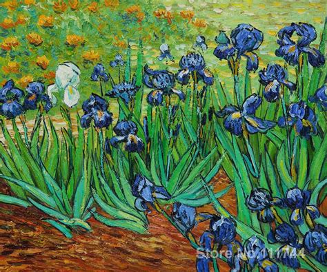 paintings of Irises Vincent Van Gogh artwork Oil on canvas High quality ...