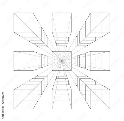 One Point Perspective Examples In Art