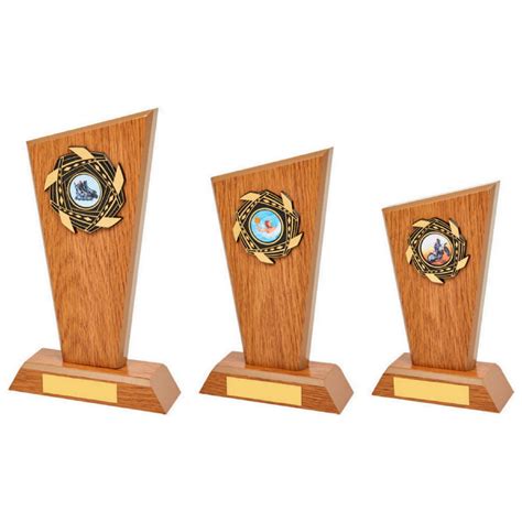 Light Oak Wood Stand Award - Challenge Trophies