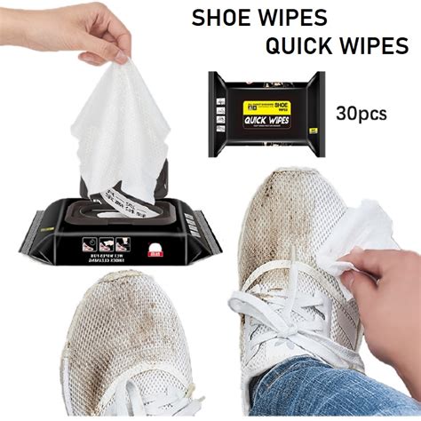 A Pack 30 Sheet Shoe Quick Wipes White Shoes Sneakers Artifact ...