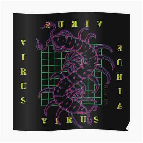 "Retro centipede" Poster for Sale by Floyless | Redbubble