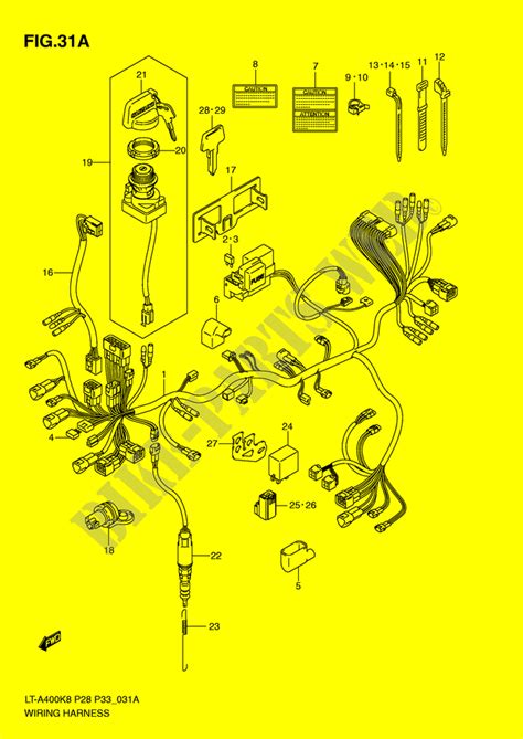 Suzuki King Quad 700 Wiring Harness