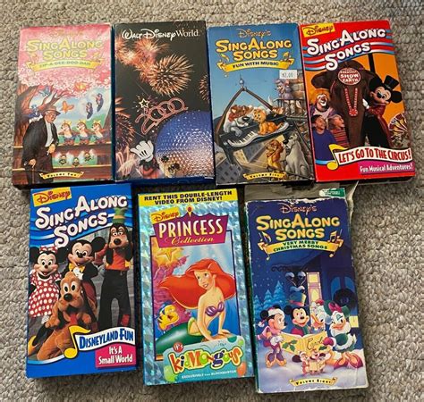 Disney Sing Along Songs Vhs Lot 16 Porn Sex Picture