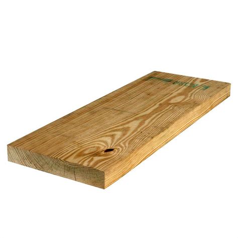 2 In X 10 In X 12 Ft 2 Pressure Treated Lumber 2530253 The Home Depot