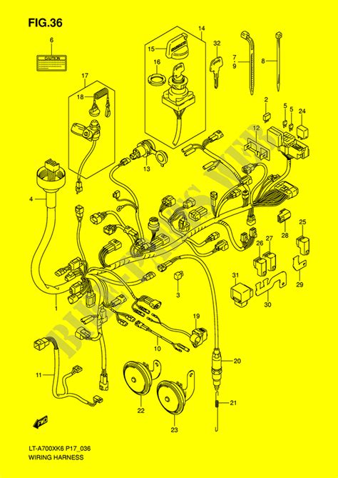 Suzuki King Quad 700 Wiring Harness