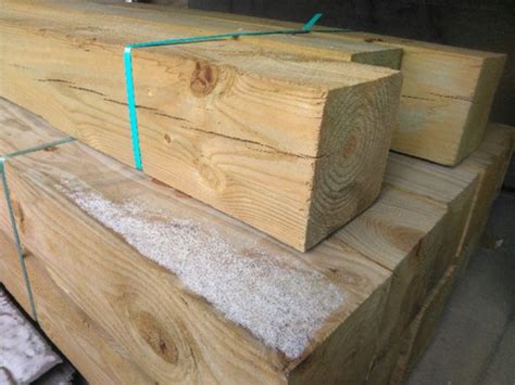 Ac2 8 X 8 Critical Structural Green Pressure Treated Rough Sawn Timber