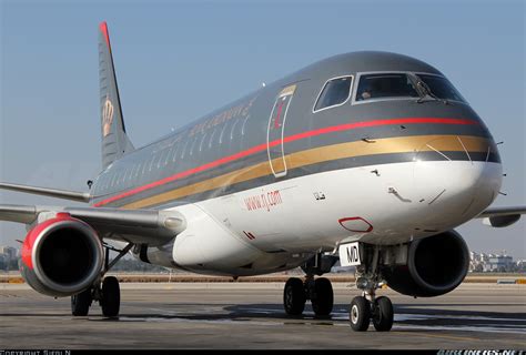 Embraer 175lr Erj 170 200lr Royal Jordanian Airline Aviation