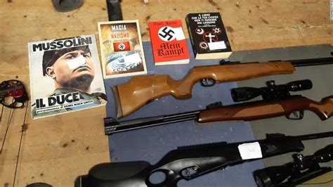 police raids uncover nazi propaganda and weapons in italy cnn video