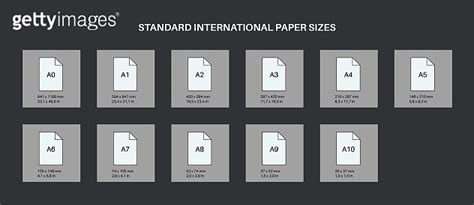 International Paper Sizes 이미지 1414317545 게티이미지뱅크