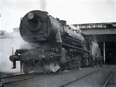 steam locomotive d57 class 4 8 2 [ in front of the old tho… flickr