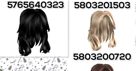 Roblox Hair Id Codes Roblox Hair Id Codes For Bloxburg Bacon Hair