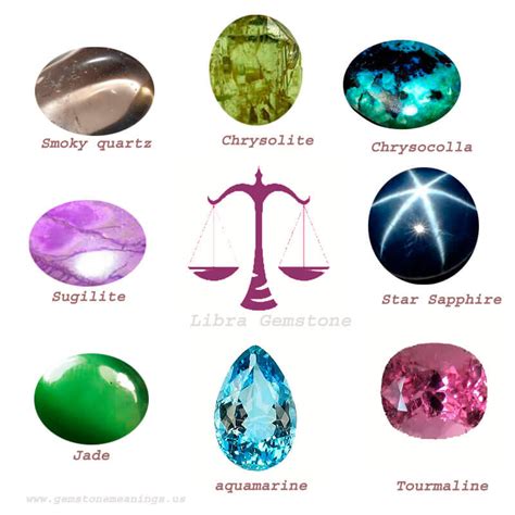 gemstone for libra list gemstone meanings