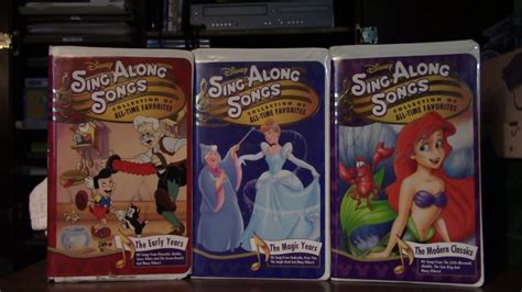 Disney Sing Along Songs All Time Favorites The Magic Years Vhs Video