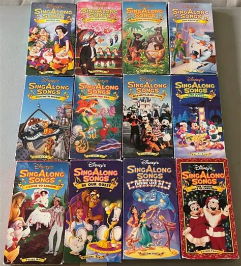 Walt Disney Sing Along Songs Volume Under The Sea Vhs Video Tape My