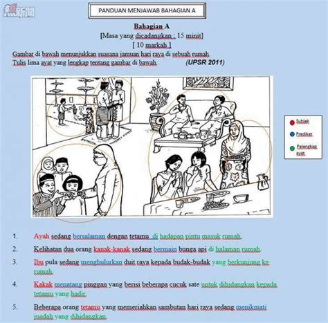 cara menjawab soalan bahagian a bina 5 ayat ∣upsr bahasa melayu