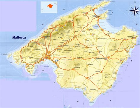 Harta Mallorca Harta Mallorca Harta Turistica Mallorca Spania Harta