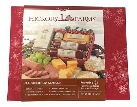 hickory farms sausage and cheese small t box gourmet food t