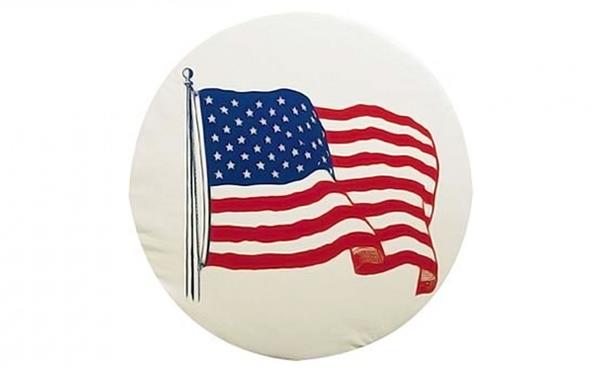 Adco 1785 US Flag Tire Cover - Size F