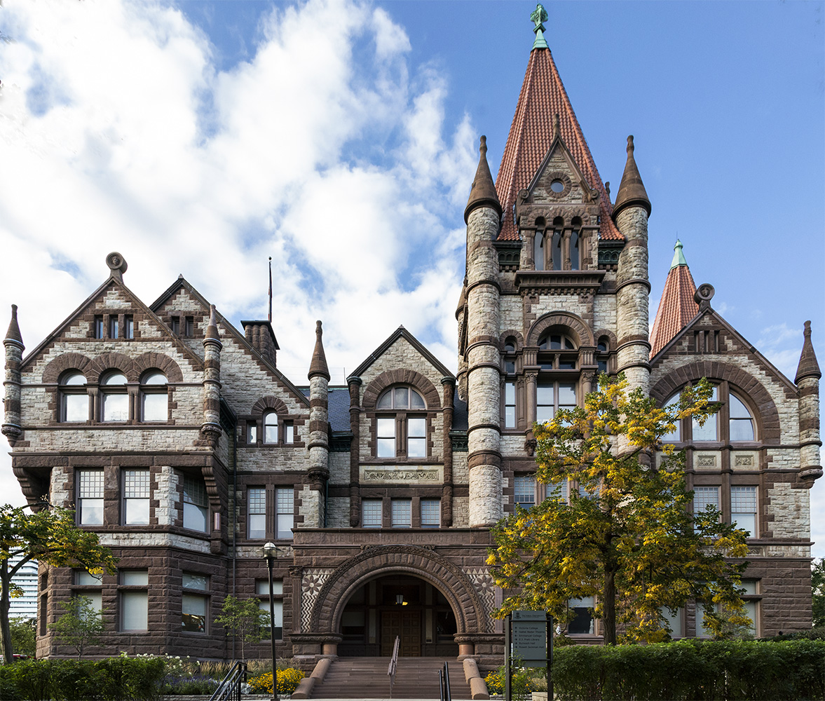 20161130. The lovely Richardsonian Romanesque Victoria College a