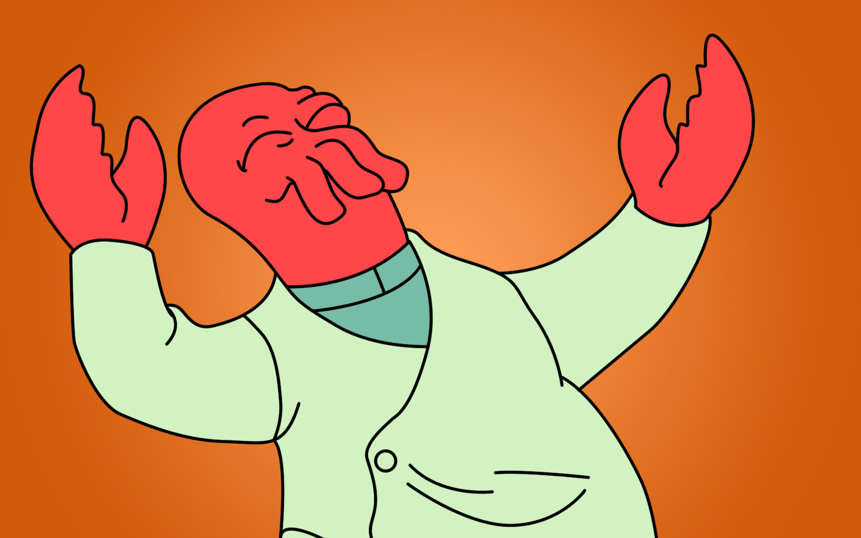 High resolution Zoidberg hd 1680x1050 wallpaper ID:253796 for PC