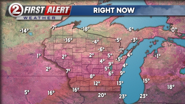 Wisconsin temperatures