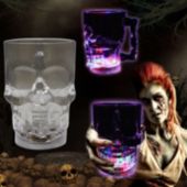 Light Up Skull Glass