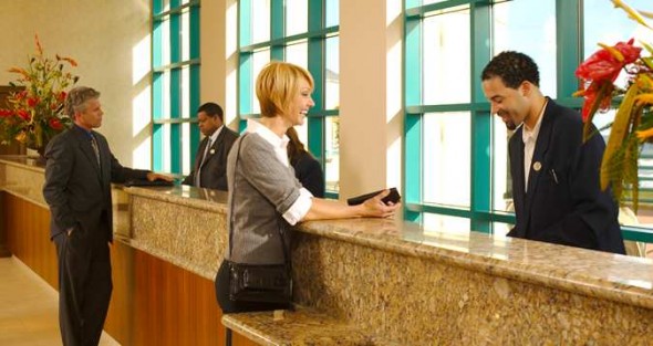 Hilton Front desk