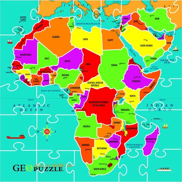 Printable Puzzle Of Africa 69