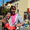 Caleb Zigas and his mom. Photo: Wendy Goodfriend