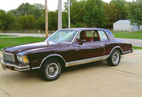 1978 chevrolet monte carlo sport coupe 2 door