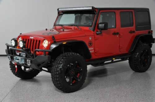 Hard top soft top custom lift automatic 4x4 led lights bushwacker flairs loaded